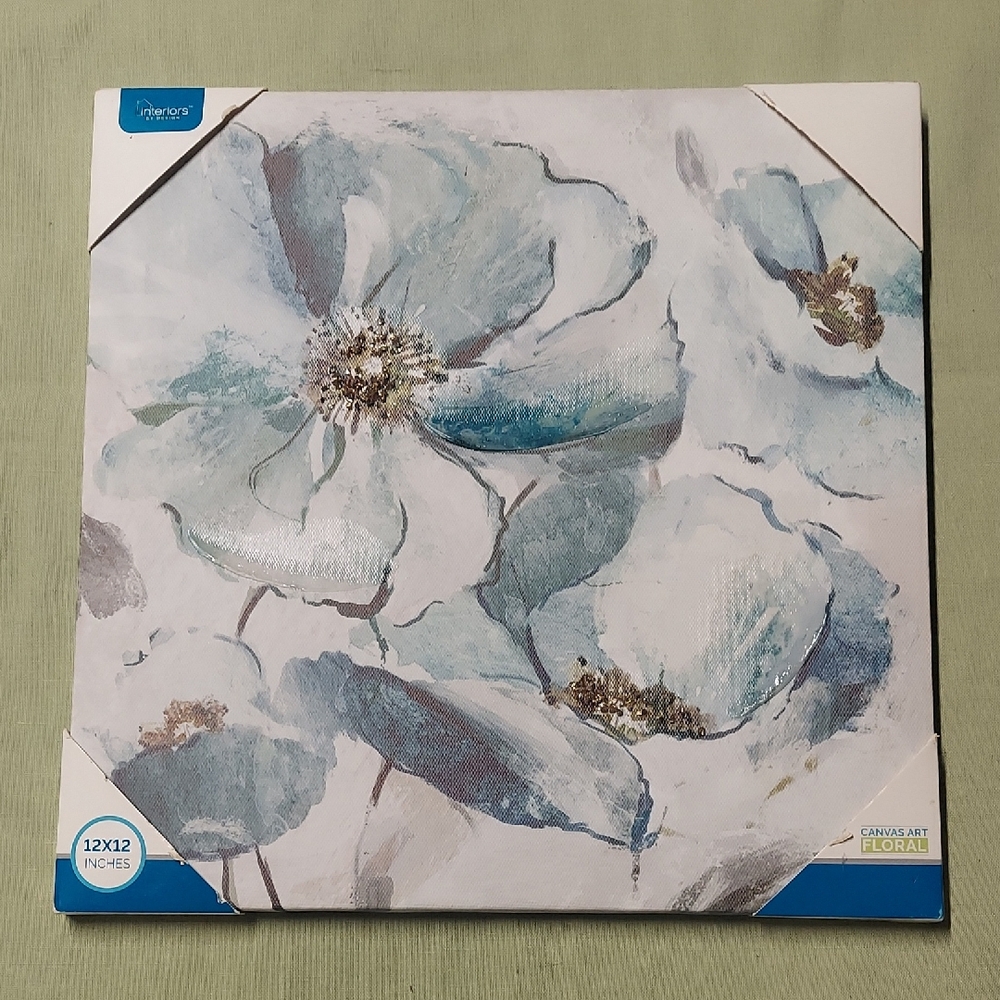 Floral Canvas Art 12x12